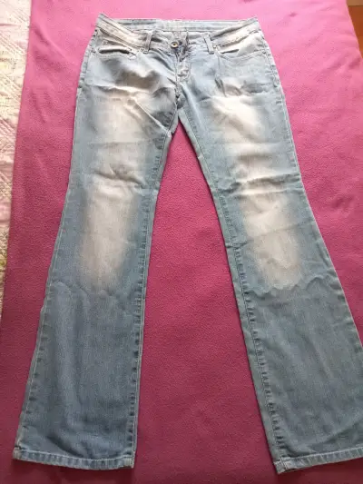 Jeans Calvin Klein para mujer en azul claro - miniatura 1