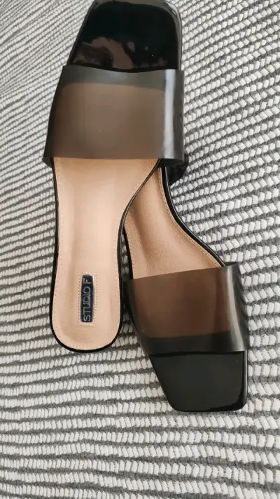 Sandalias de tacón transparente Studio F - miniatura 2