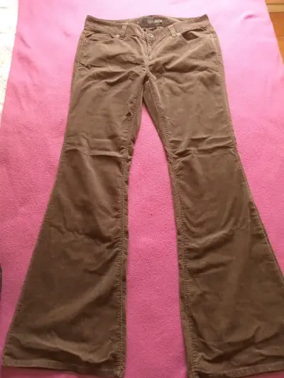 Pantalones acampanados marrones Calvin Klein - miniatura 1