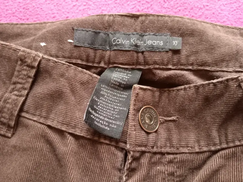 Pantalones acampanados marrones Calvin Klein - 2