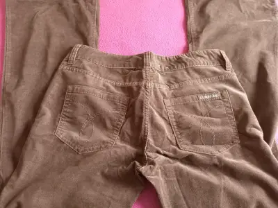 Pantalones acampanados marrones Calvin Klein - miniatura 3
