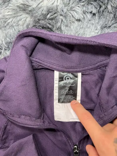 Poleron deportivo morado Mujer - miniatura 4