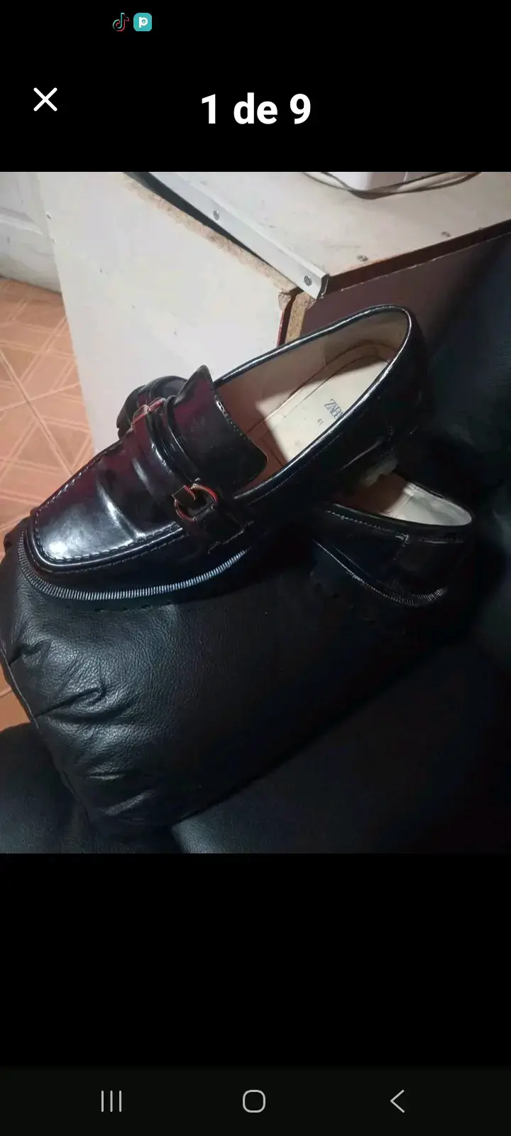 Zapatos de vestir negros para hombre VAZ - 1