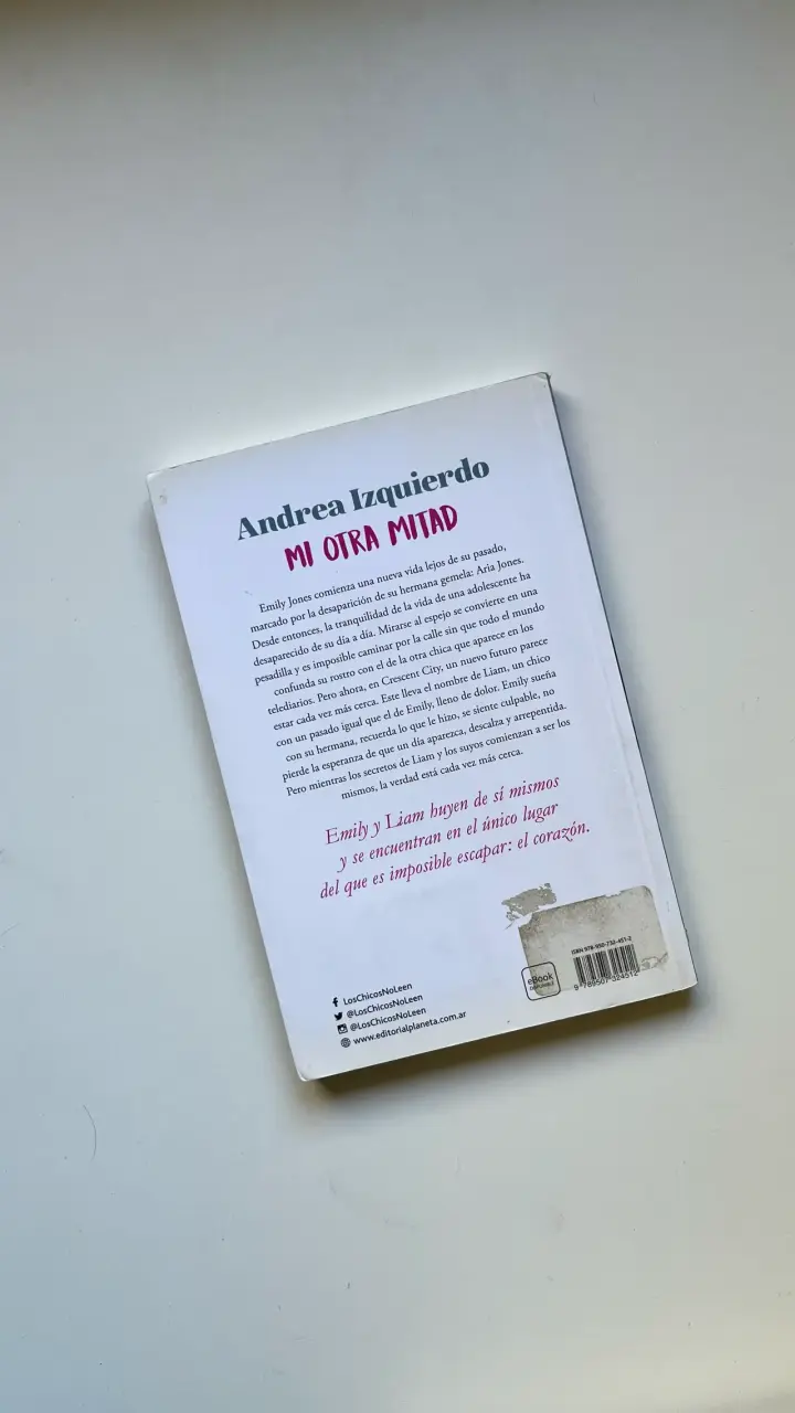 Libro 'Mi Otra Mitad' de Andrea Izquierdo - 2