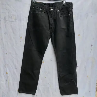 Jeans Levi's 505 negros para hombre - miniatura 1