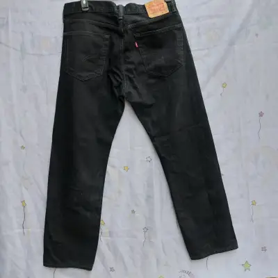 Jeans Levi's 505 negros para hombre - miniatura 2