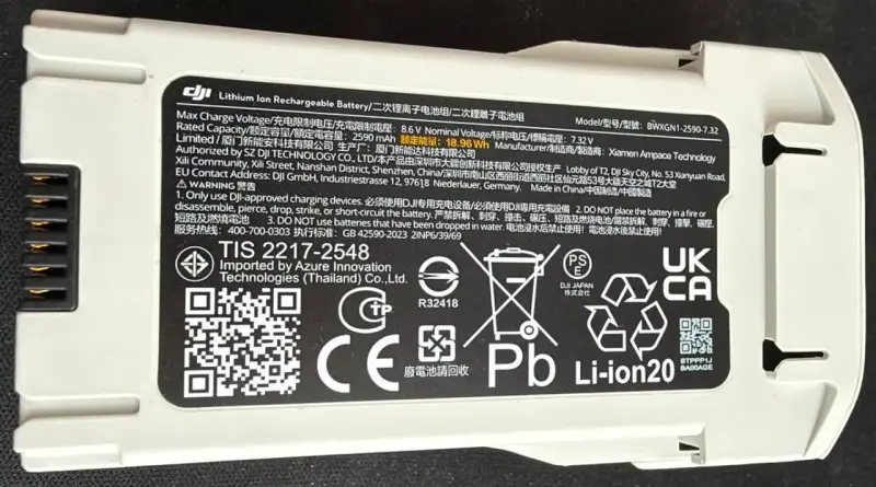 Batería DJI Ultra Light 249g para Drones DJI LITO - 3