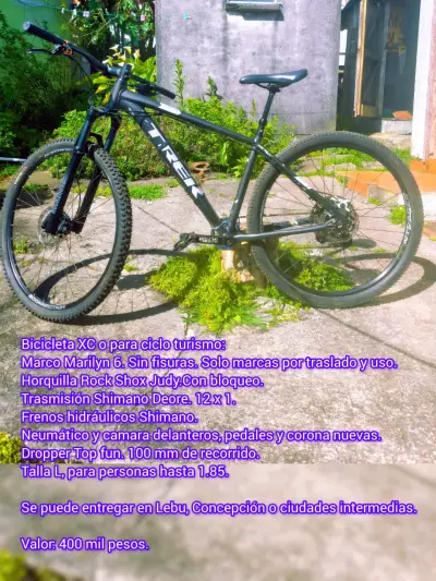 Bicicleta Trek XC Marilyn 6 con Horquilla RockShox - miniatura 1