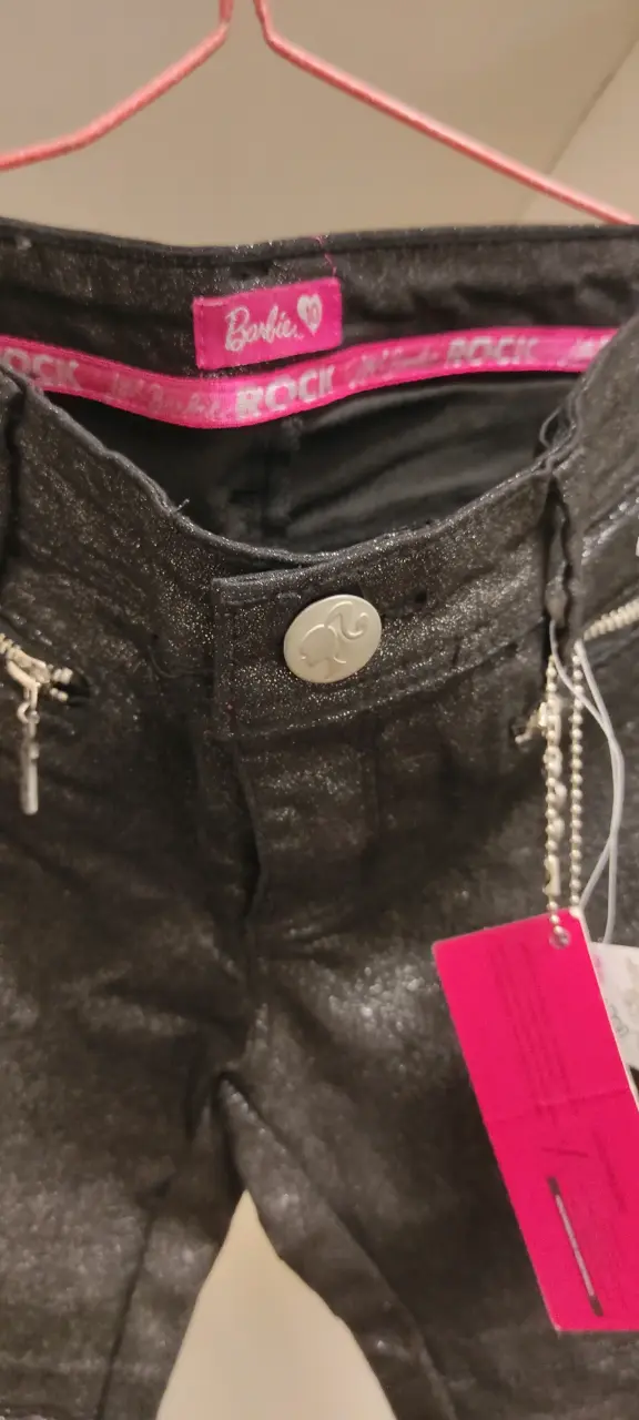 Pantalón Brillantina Barbie Rock 🎸 ¡Nuevo con Etiq - 2