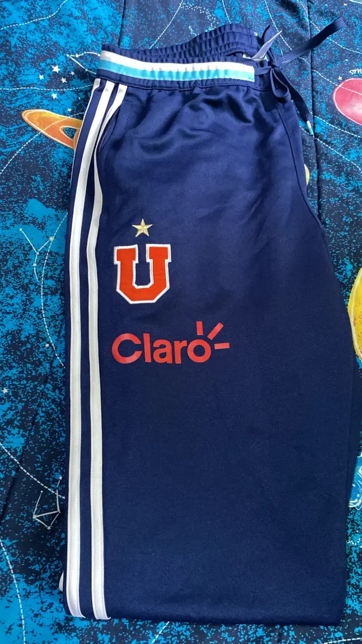 Pantalón Deportivo Azul Universidad de Chile Adidas - 4