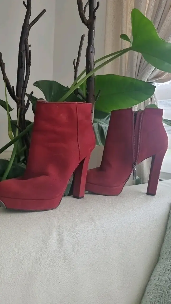 Botines rojos de tacón alto Beneduce - 1