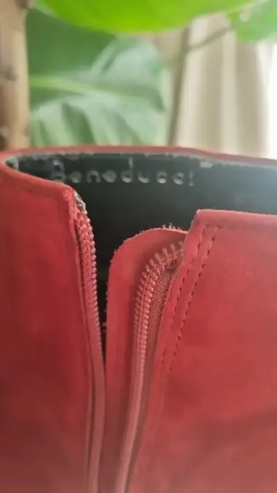 Botines rojos de tacón alto Beneduce - miniatura 2