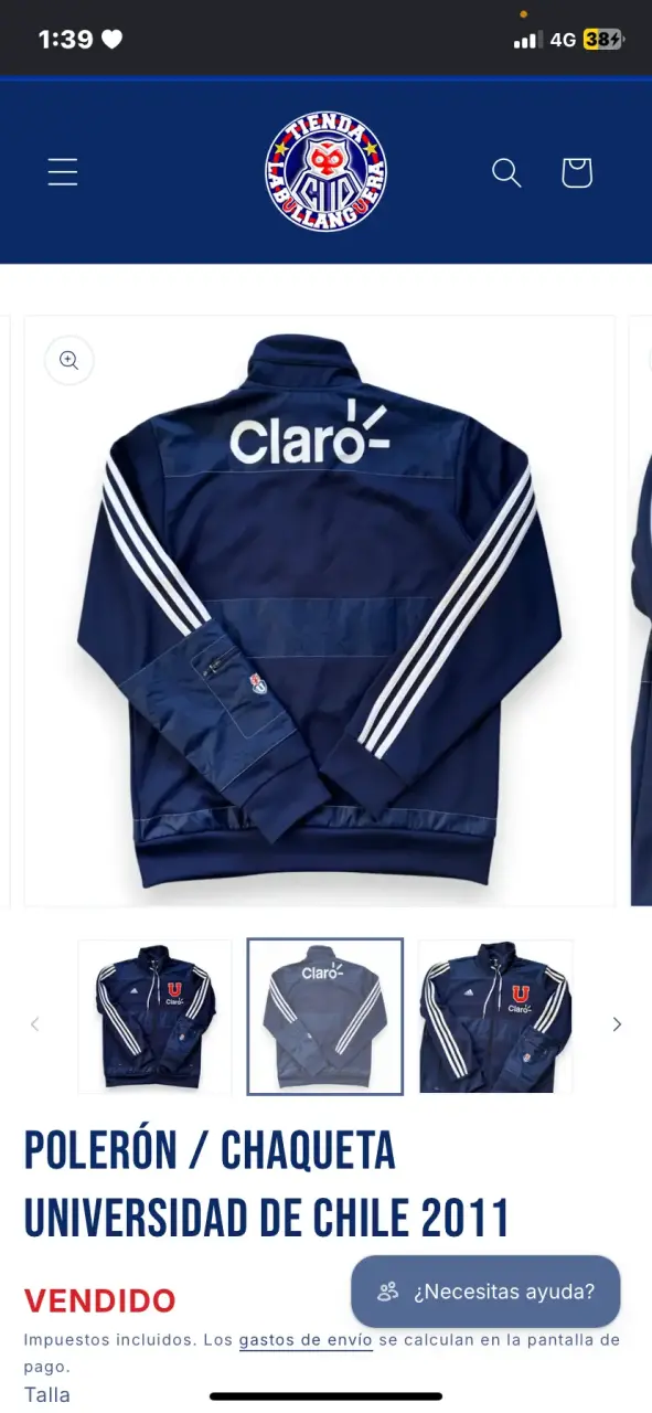 Chaqueta Universidad de Chile 2011 Adidas - 2