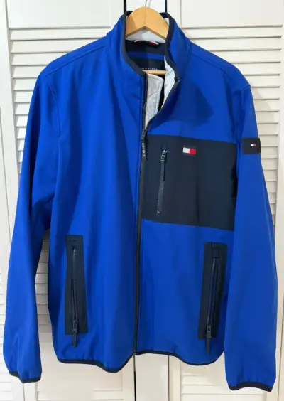 Chaqueta azul Tommy Hilfiger resistente al agua - miniatura 1