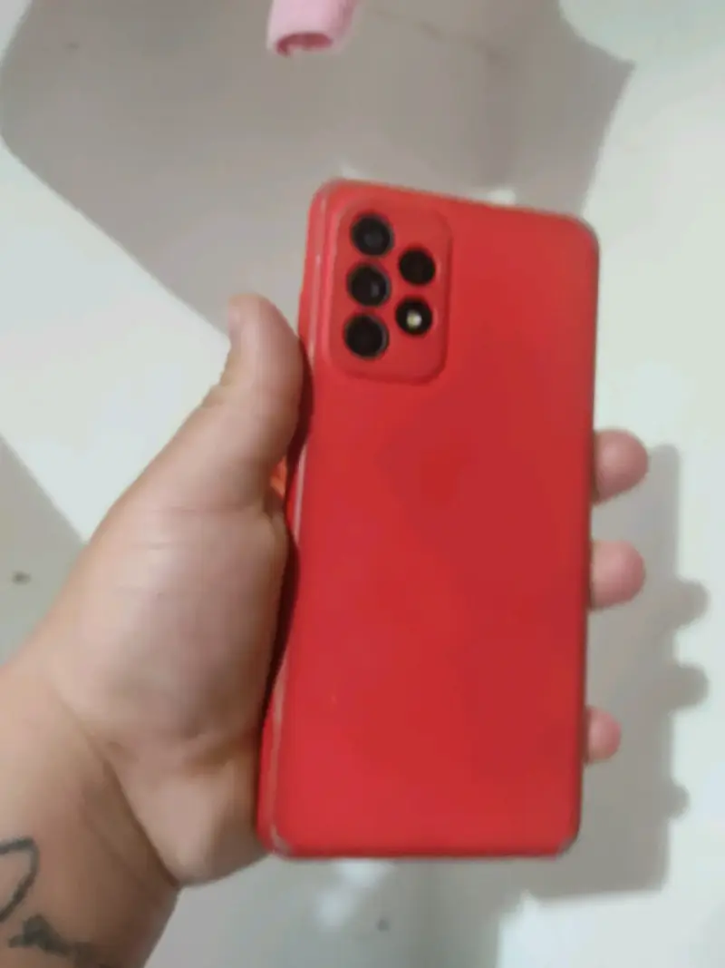 Smartphone Samsung Galaxy A52 rojo en buen estado - 4