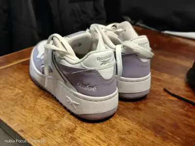 Zapatillas deportivas Reebok blancas y lilas - miniatura 3
