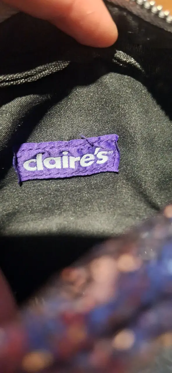 Cartera de Fiesta Brillante Claire's con Cadena - 2