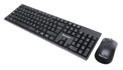 Combo teclado y mouse cableados Tecmaster USB - miniatura 2