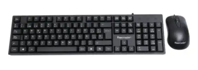 Combo teclado y mouse cableados Tecmaster USB - miniatura 3