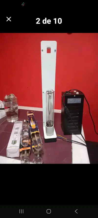 Lámpara de cultivo con balastro y bombillas - miniatura 2