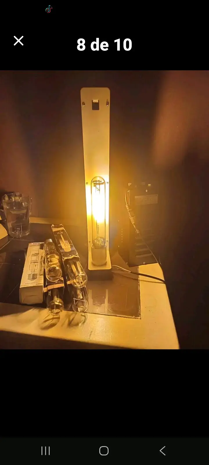 Lámpara de cultivo con balastro y bombillas - 6