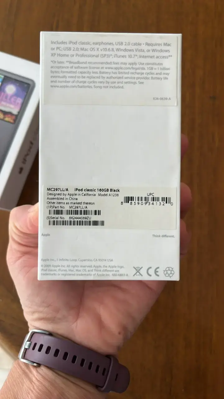 iPod Classic en su caja cero uso - 3