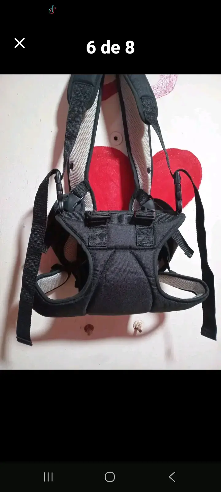 Portabebé Infanti negro cómodo y seguro - 3