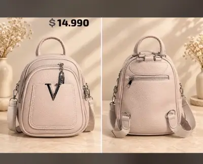 Mochilas de cuero sintético con diseño elegante - miniatura 6