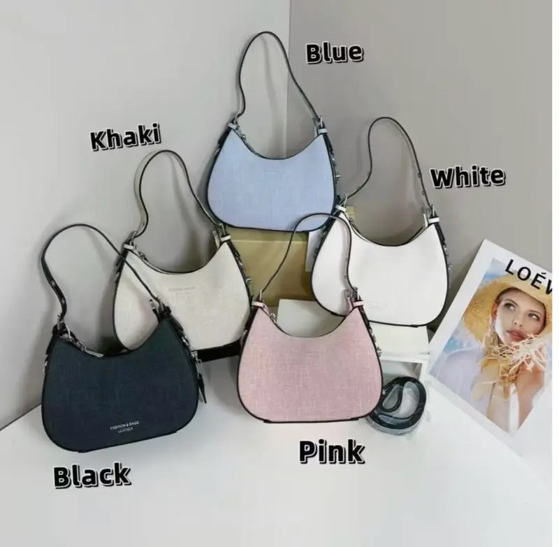 Cartera de Hombro con Correa doble Ajustable - 5