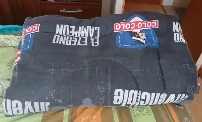 Plumon/Cobertor de cama Colo-Colo negro - miniatura 1