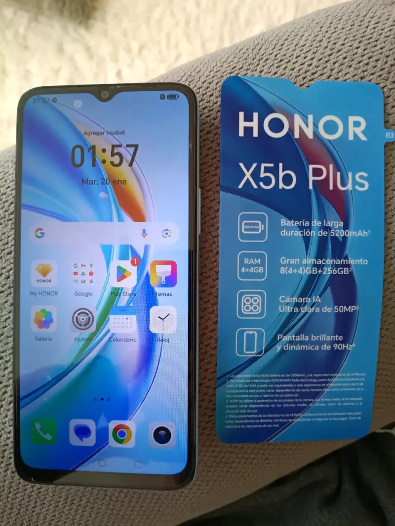 Smartphone Honor X5b Plus con batería de larga duración - 1