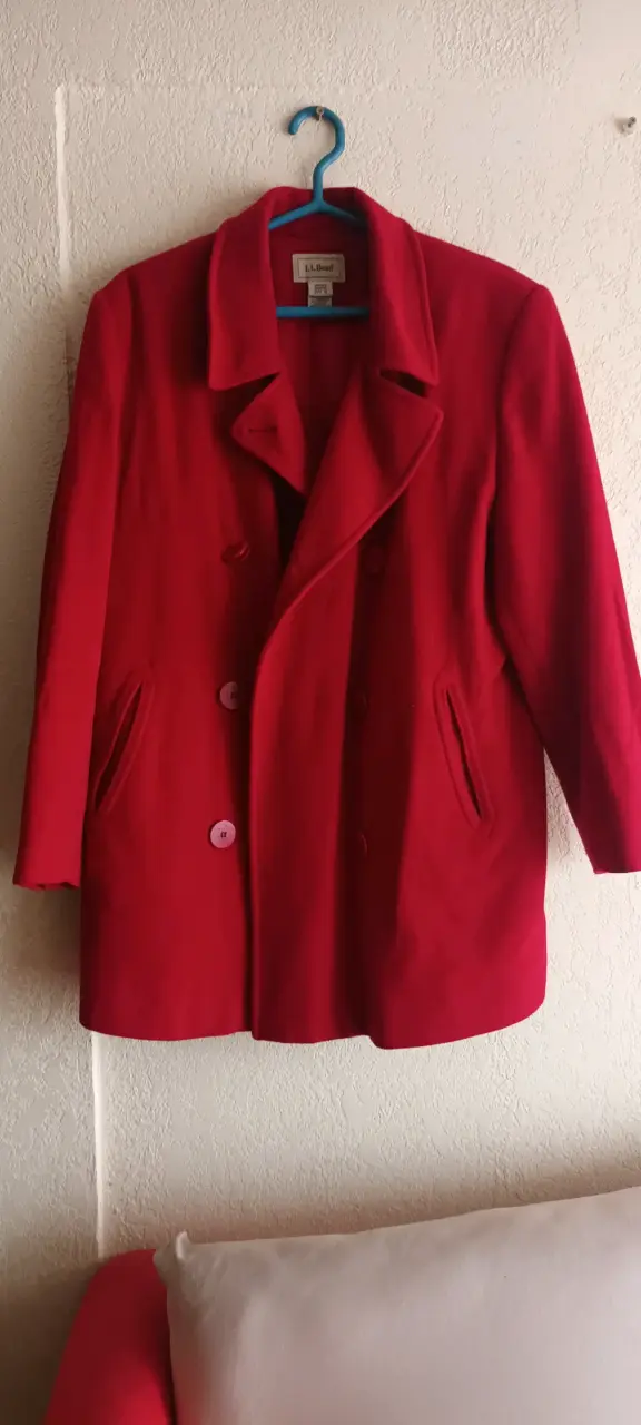 Abrigo rojo L.L. Bean