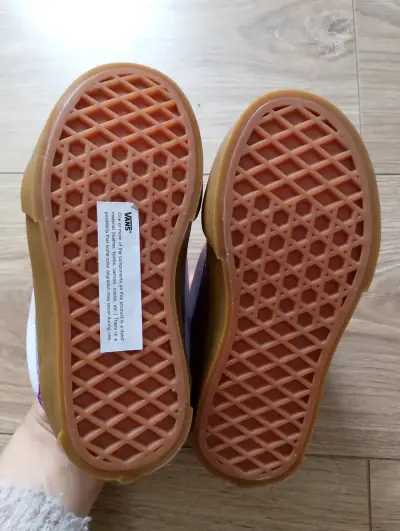 Zapatillas Vans para niñas color morado - miniatura 3