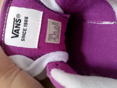 Zapatillas Vans para niñas color morado - miniatura 6
