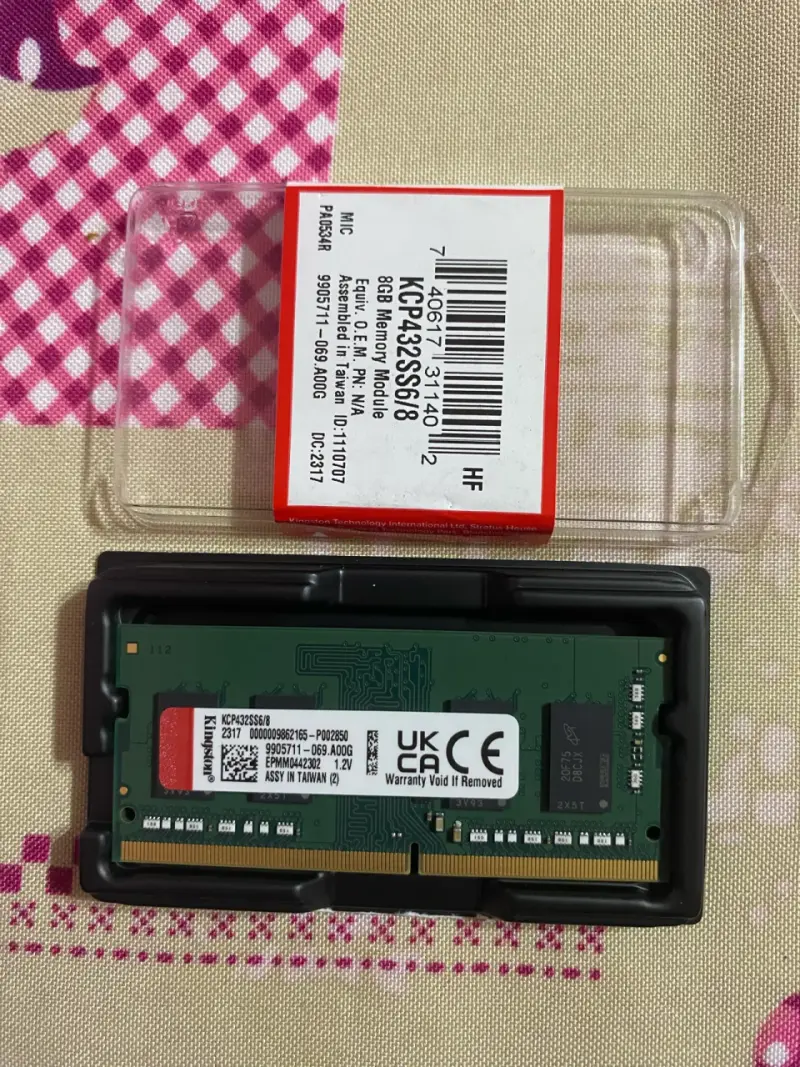 Memoria RAM Kingston 8GB DDR4 3200MHz - 2