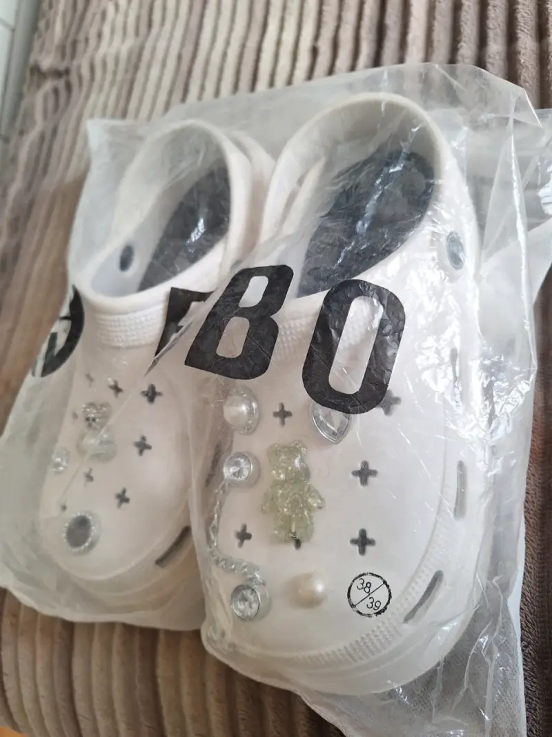 Zapatillas blancas decoradas BBO talla 38/39 - 4