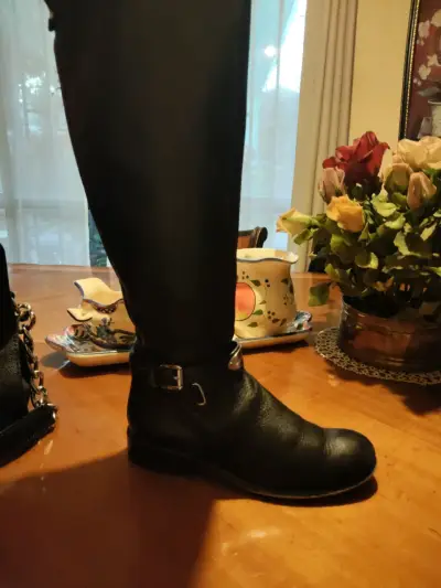 Botas de cuero negras Michael Kors - miniatura 2