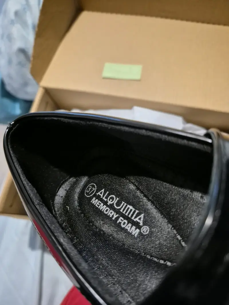 Zapatos de Tacón Negro con Hebilla - 3