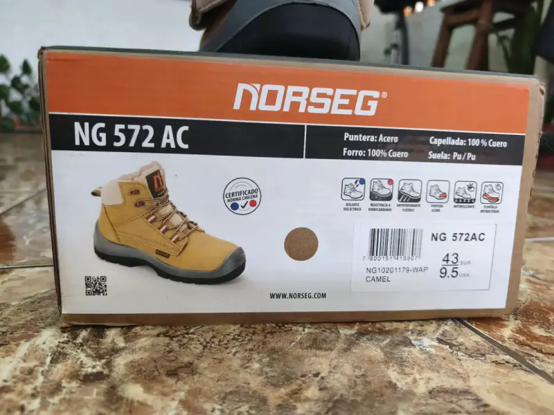 Botas de seguridad Norseg NG 572 AC camel - 2