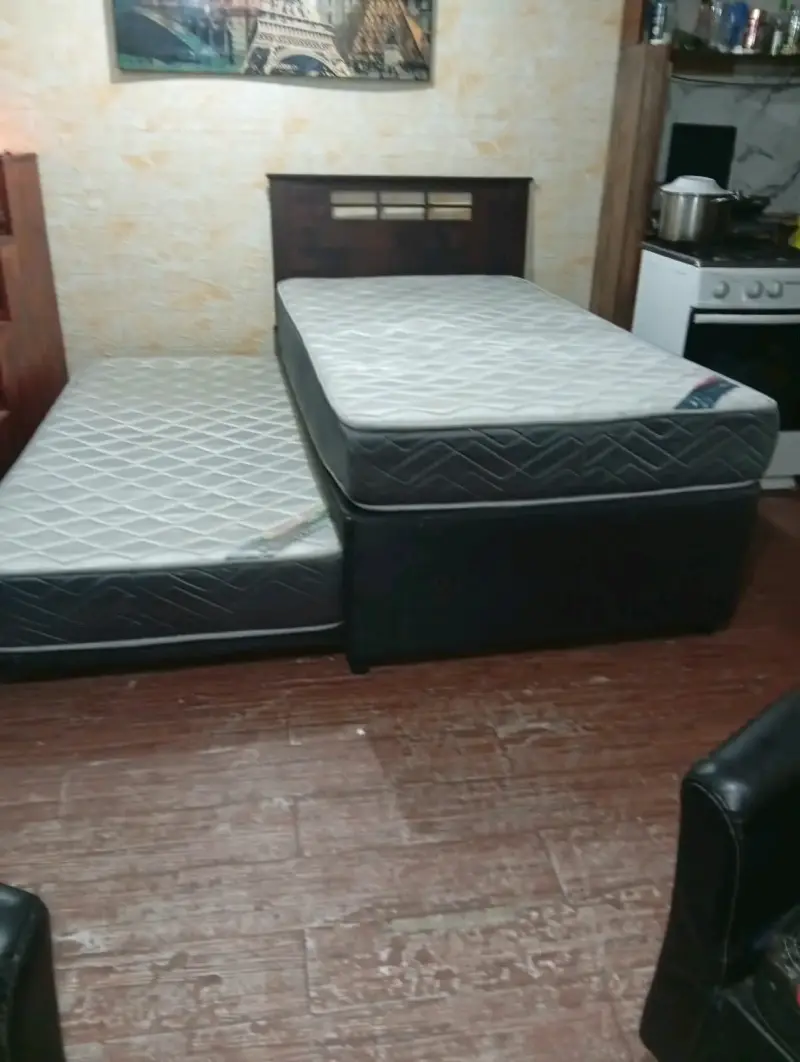 Cama nido con colchones incluidos 11/2 plaza y 1 - 2
