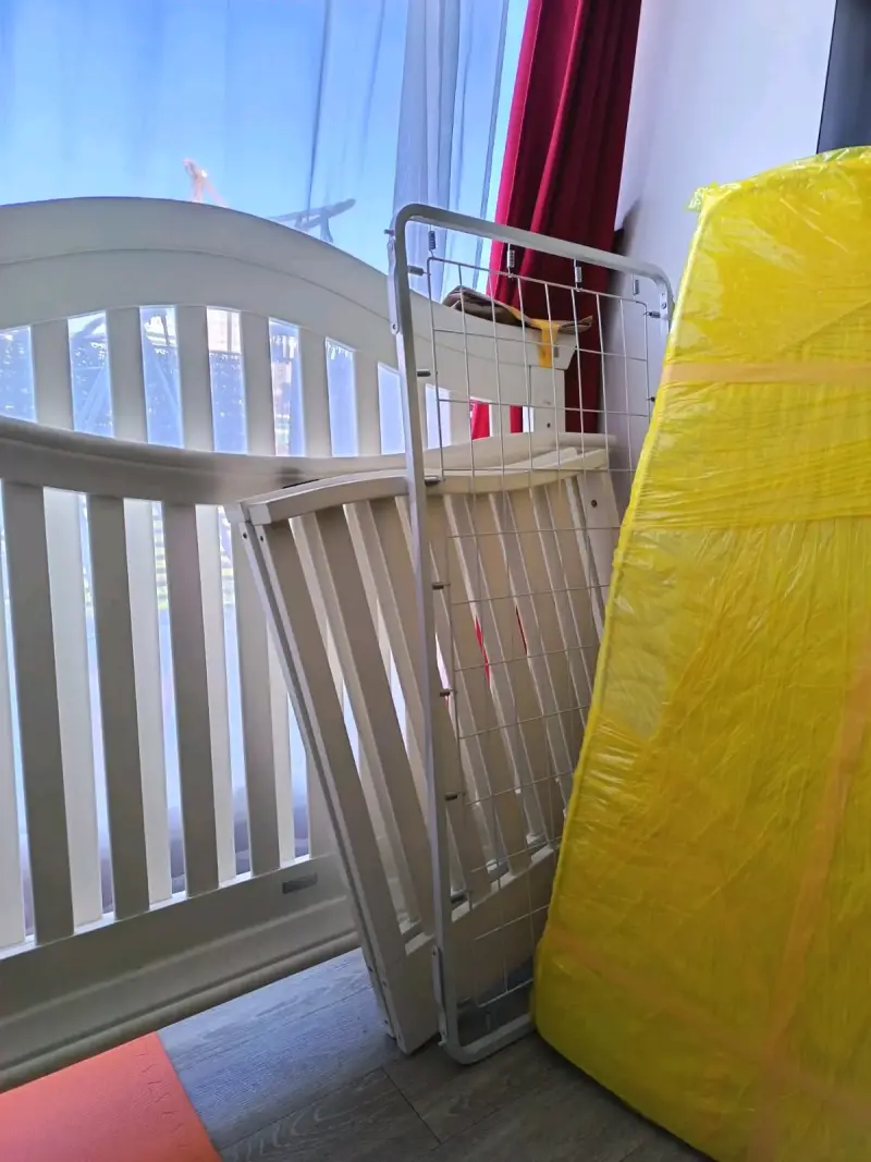 Cuna de madera blanca para bebé Infanti - 2