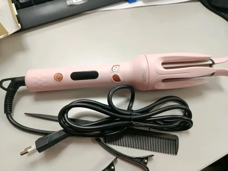 Rizador de Pelo Automático Teckwe Rosado - 2