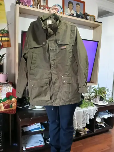 Chaqueta impermeable verde Upp L Roble B-Dry - miniatura 1