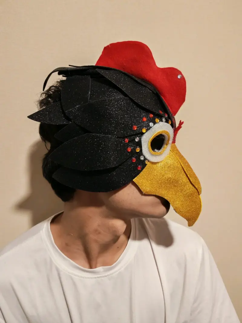 Máscara de condor para disfraces y fiestas - 4