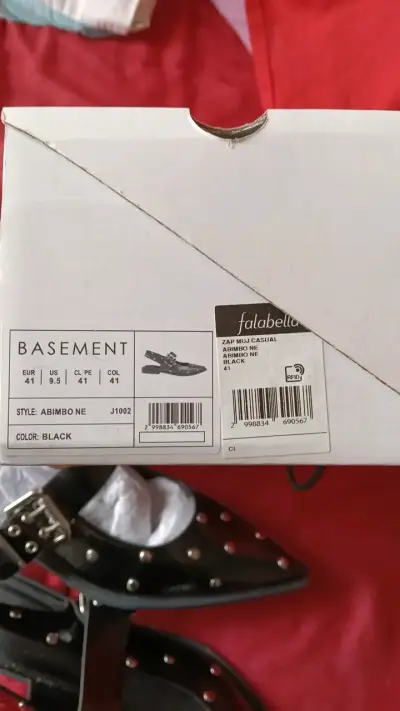 Zapatos negros con tachas Basement - miniatura 5