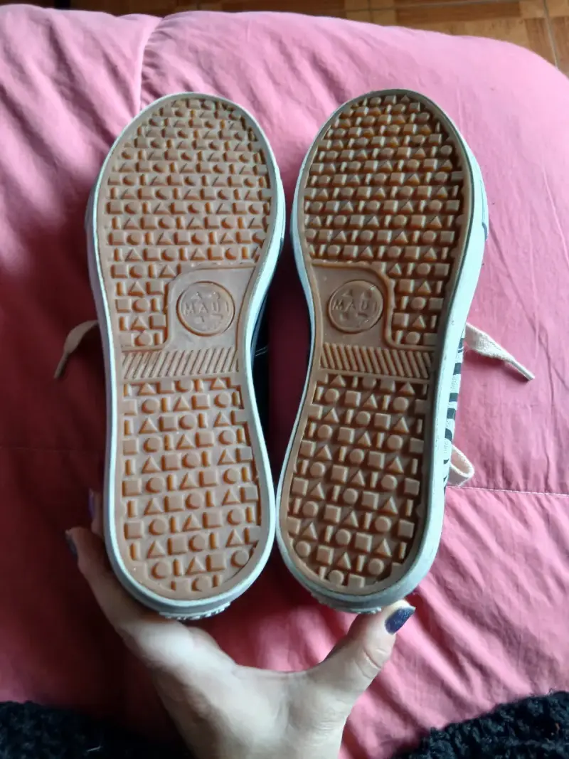 Zapatillas de lona con diseño de cebra - 4