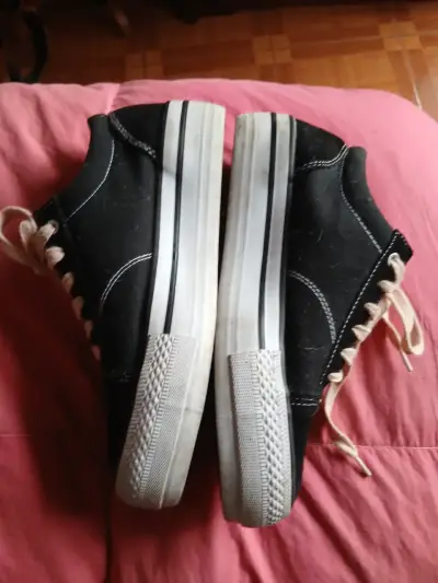 Zapatillas de lona con diseño de cebra - miniatura 6