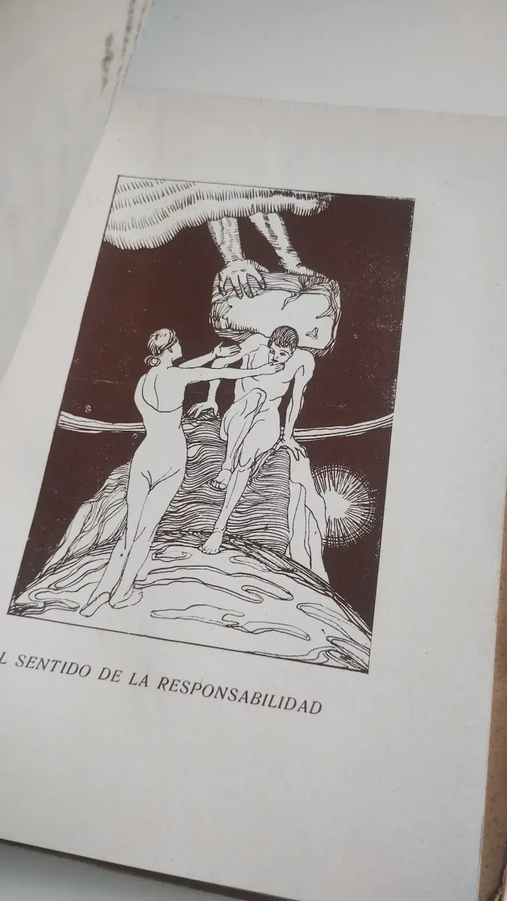 Libro antiguo 'Por el Bien de los Hombres' de Benedicto Chuaqui - 5