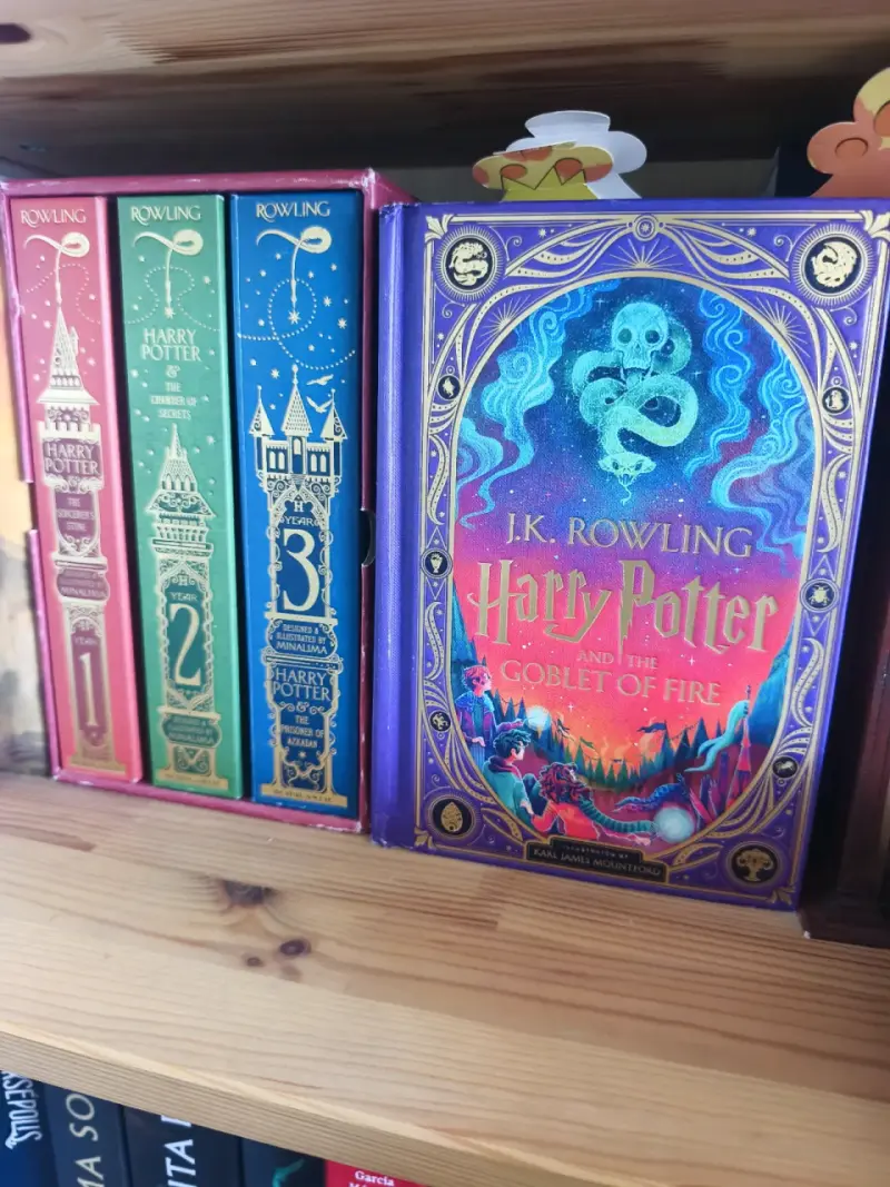 Colección de libros Harry Potter edición ilustrada