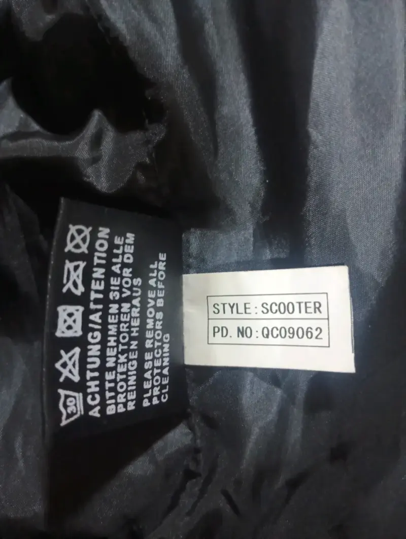 Chaqueta Negra Nerve Scooter Talla S - 4